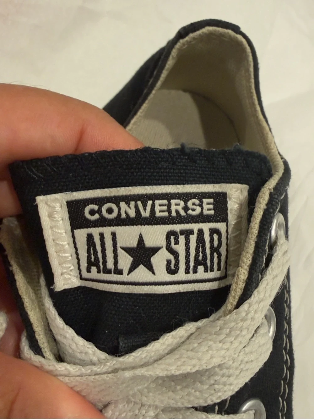 Converse Black and White All Star Low-Top Sneakers